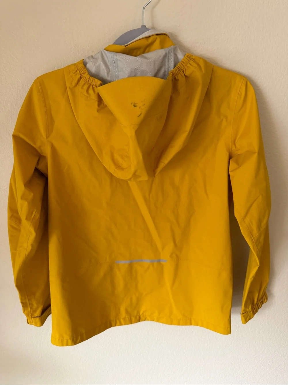 REI Men's Hooded Waterproof Rain Jacket - Yellow